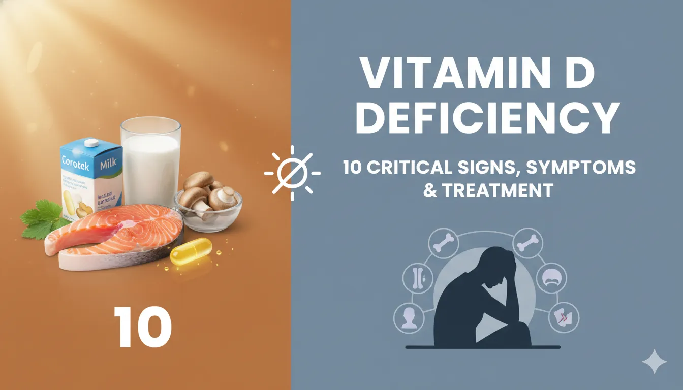 Vitamin D Deficiency Signs - Leg pain and Fatigue description